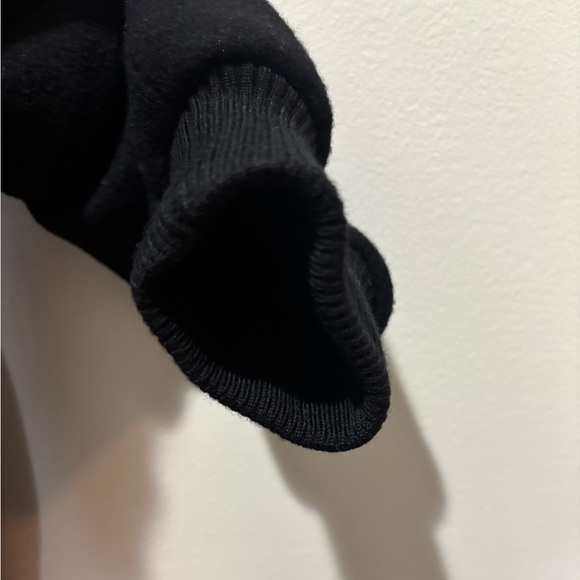 Vintage Pendleton 100% Merino Wool Bomber Jacket Black Women’s Small Christmas - Picture 4 of 8